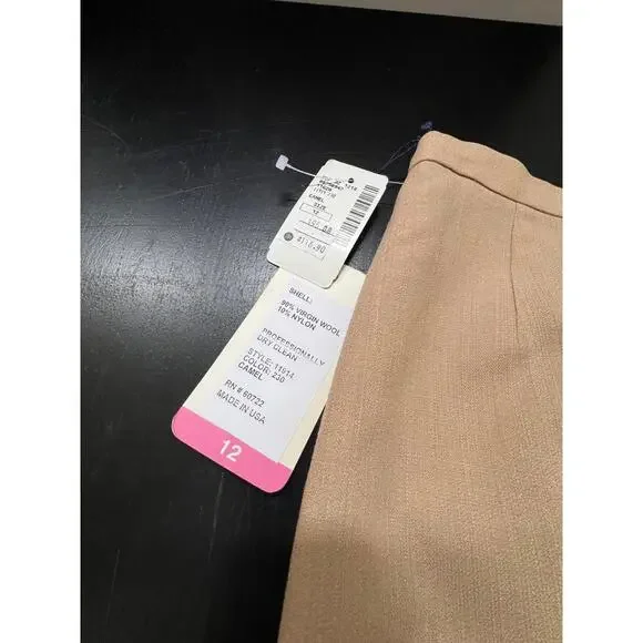 Vintage Burberrys Wool Skirt w/ Original Tags - sz 12 - Picture 9 of 9